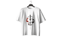 Kagurabachi Fish Oversized T-Shirt - White front view