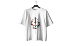 Kagurabachi Fish Oversized T-Shirt - White front view