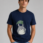 Ghibli Art Oversized T-Shirt - White