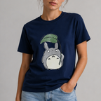Ghibli Art Oversized T-Shirt - White