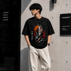 Ichigo Oversized T-Shirt - Black