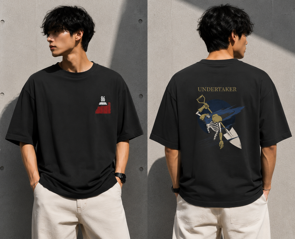 Eighty-Six Oversized T-Shirt - Black