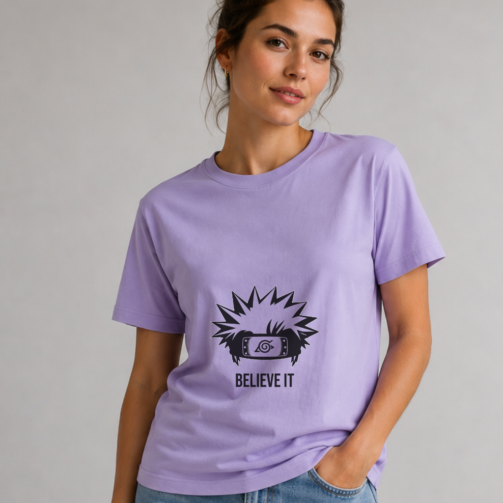 Naruto Oversized Terry Tee - White