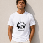 Naruto Oversized Terry Tee - White