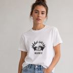 Naruto Oversized Terry Tee - White
