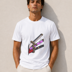 Three Swords Oversized T-Shirt - Black